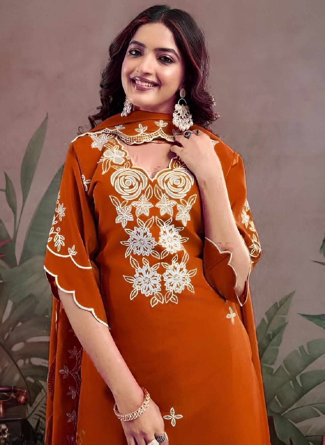 Image of Lazzly Women Kurti Pant Dupatta Set