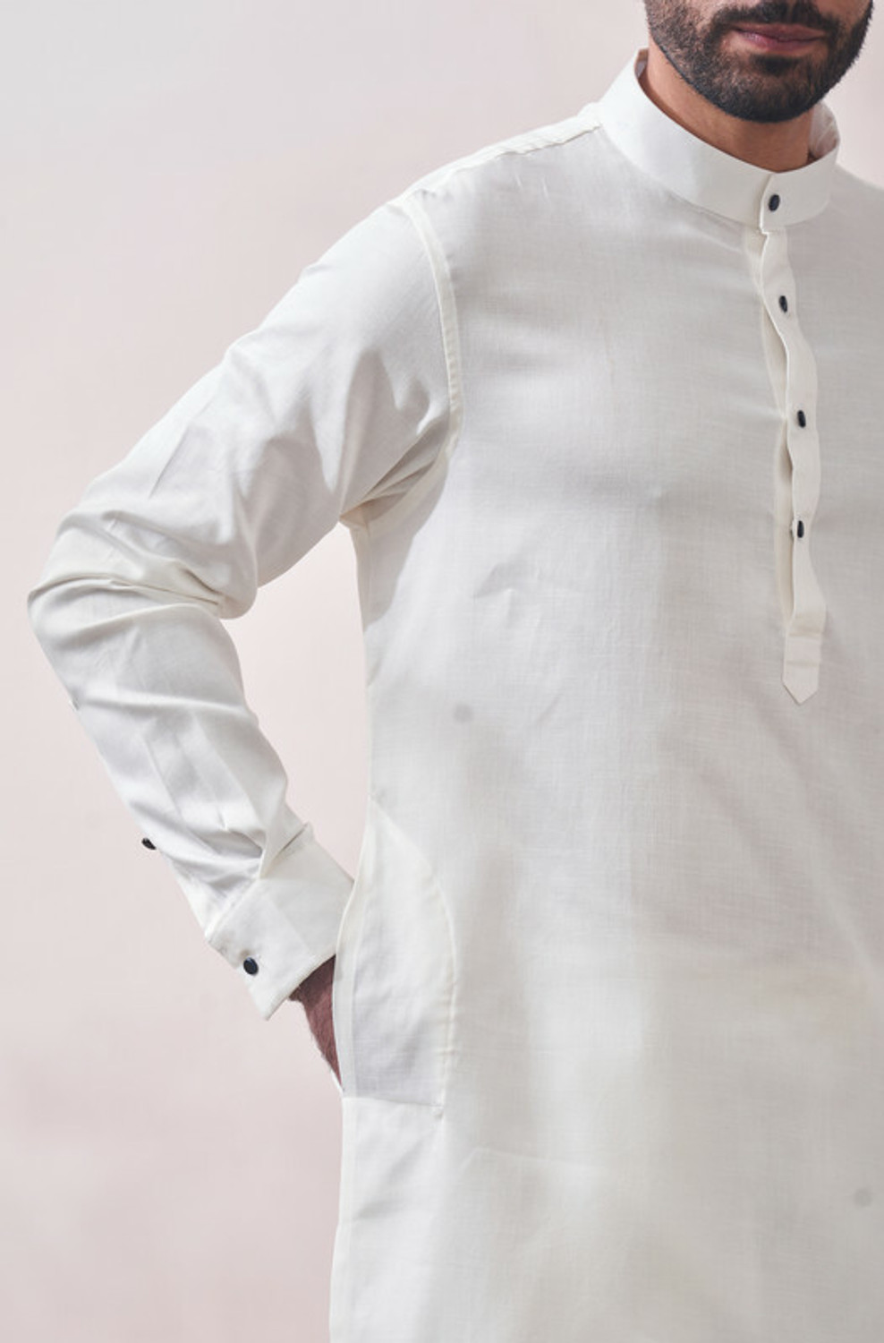 Image of MANYAVAR Men Kurta Pyjama Set