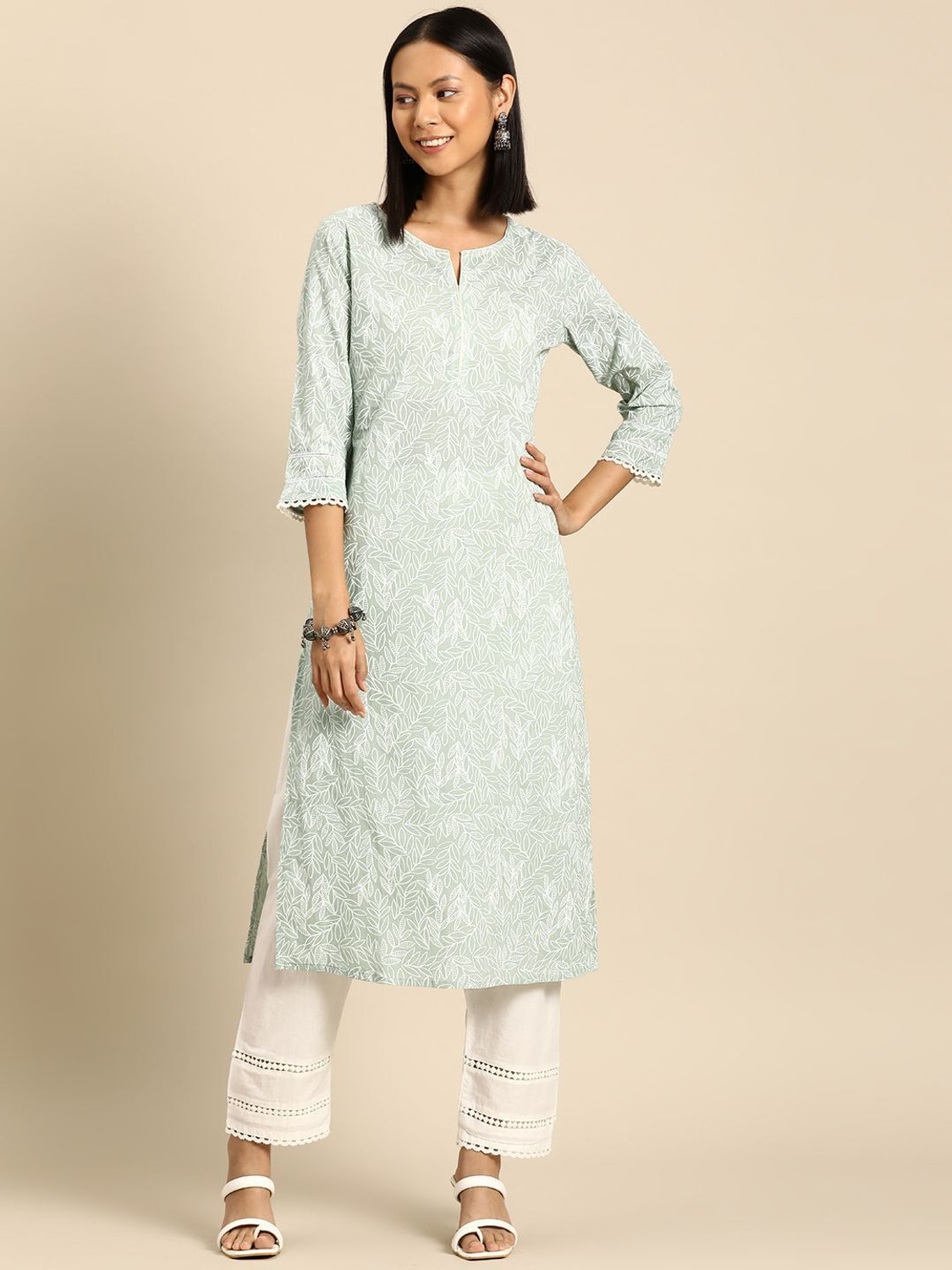 Image of Nayo Women Kurta Pant Set