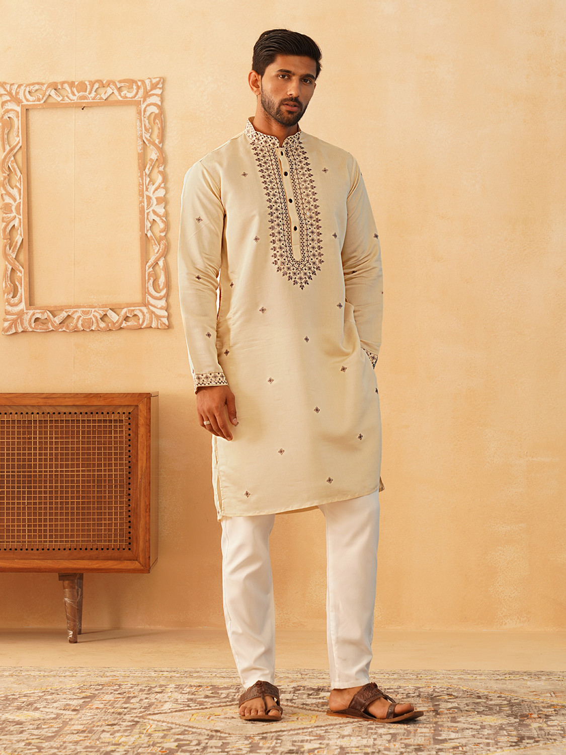 Image of Jompers Men Kurta Pyjama Set