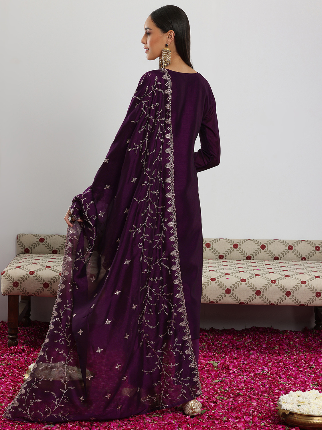Image of LIBAS Women Kurta Pant Dupatta Set