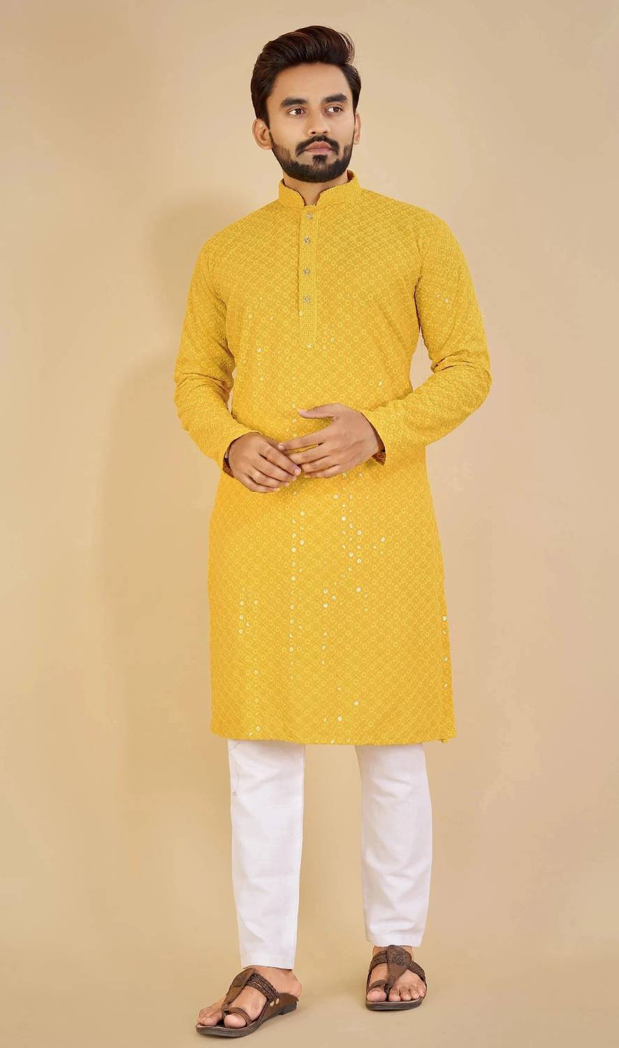 MENSKURTA Men Kurta Pyjama Set