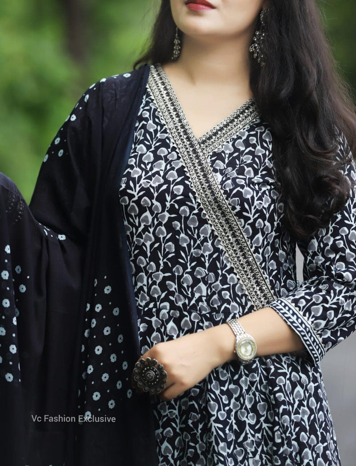 Image of Loomster Women Kurta Pant Dupatta Set
