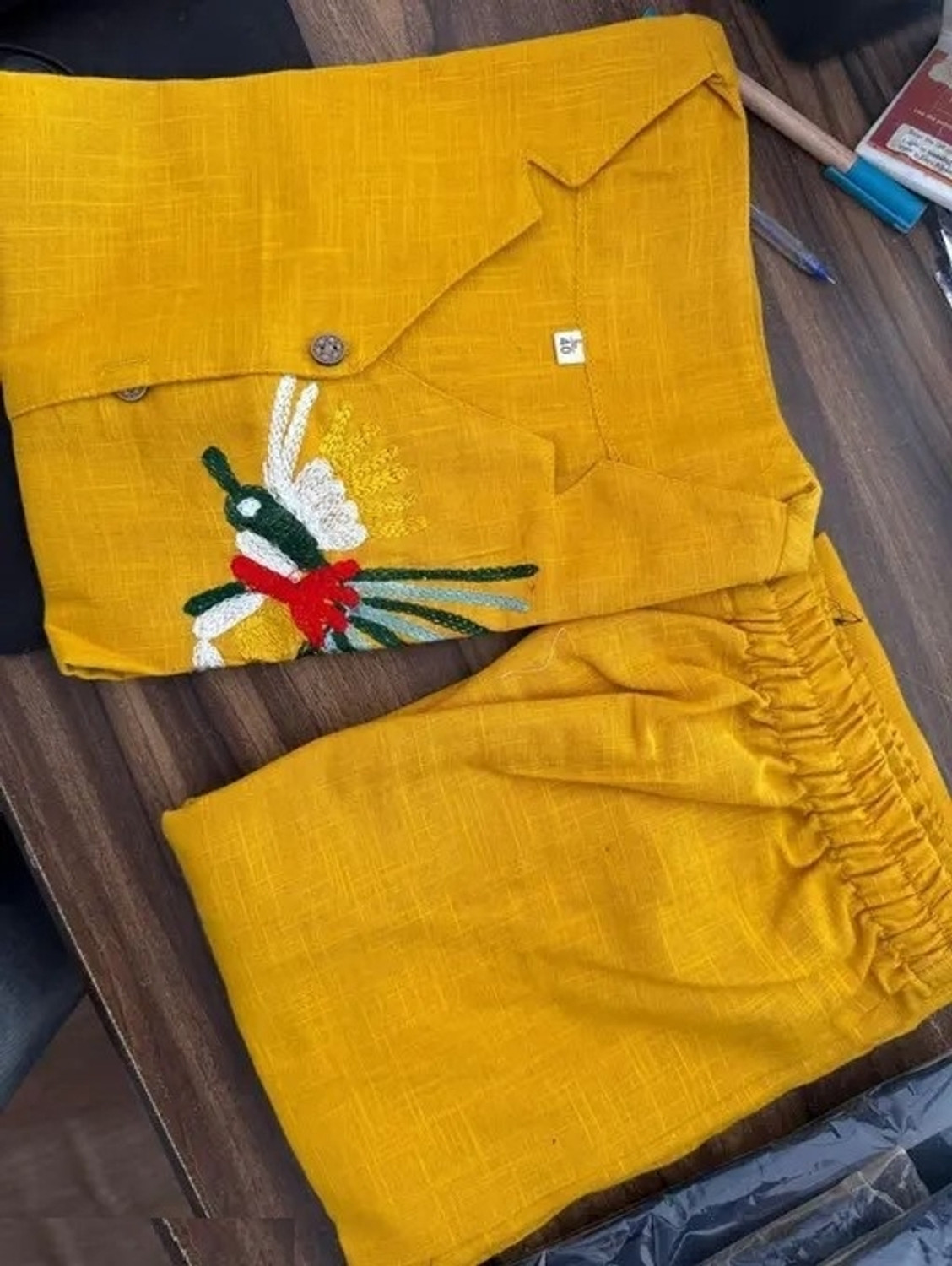 Image of OMJI Shirt Palazzos Western Set