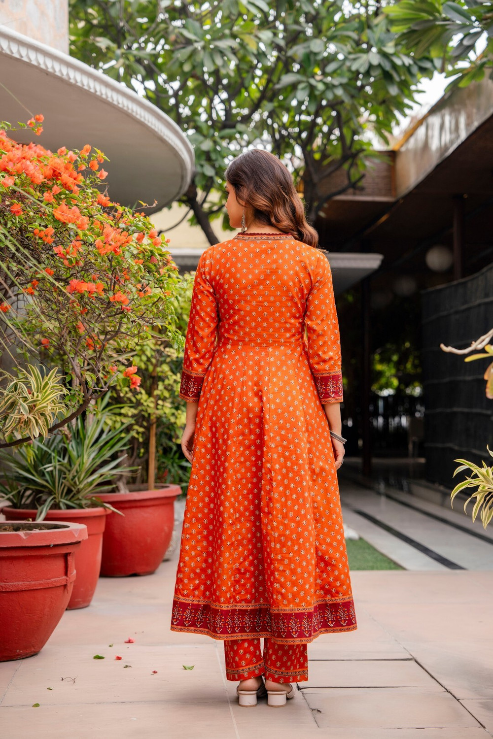 Image of ANOUK Women Kurta Palazzo Dupatta Set