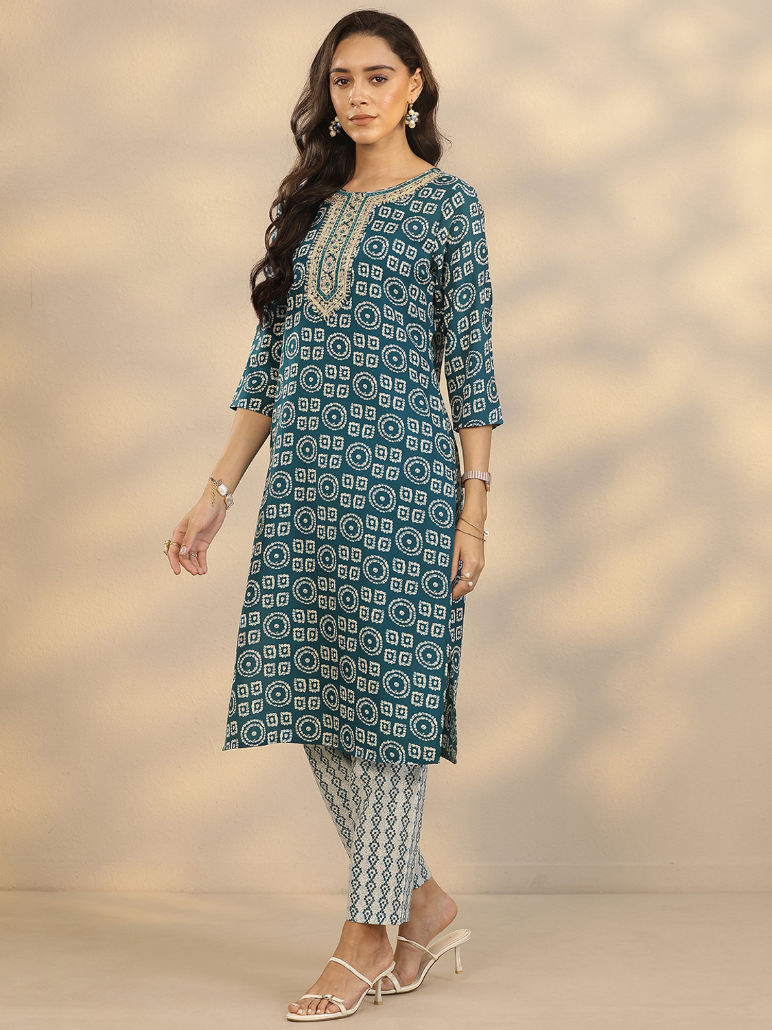 Image of LIBAS Women Kurta Pant Dupatta Set