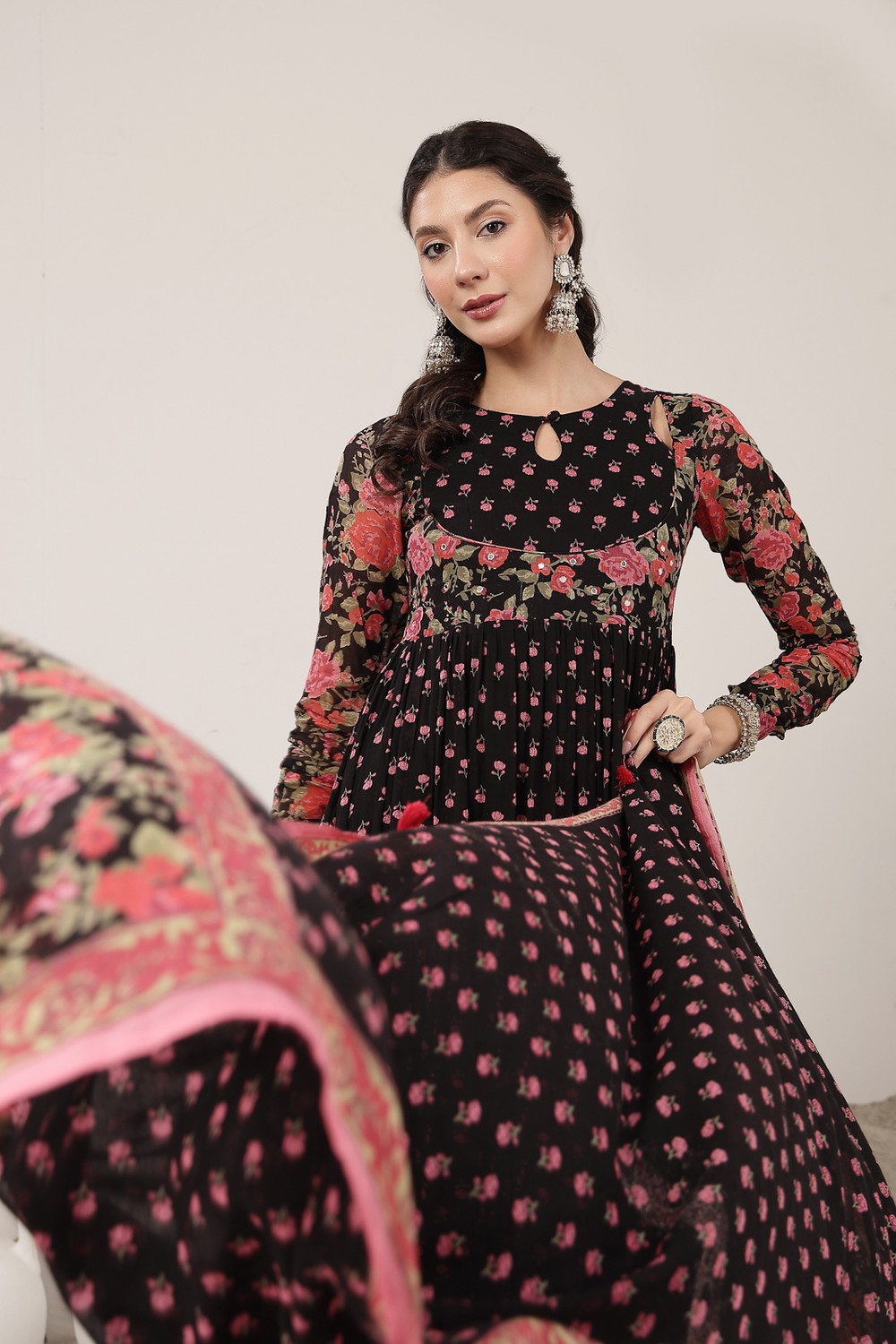 Image of Gulmohar Jaipur Women Kurta Palazzo Set