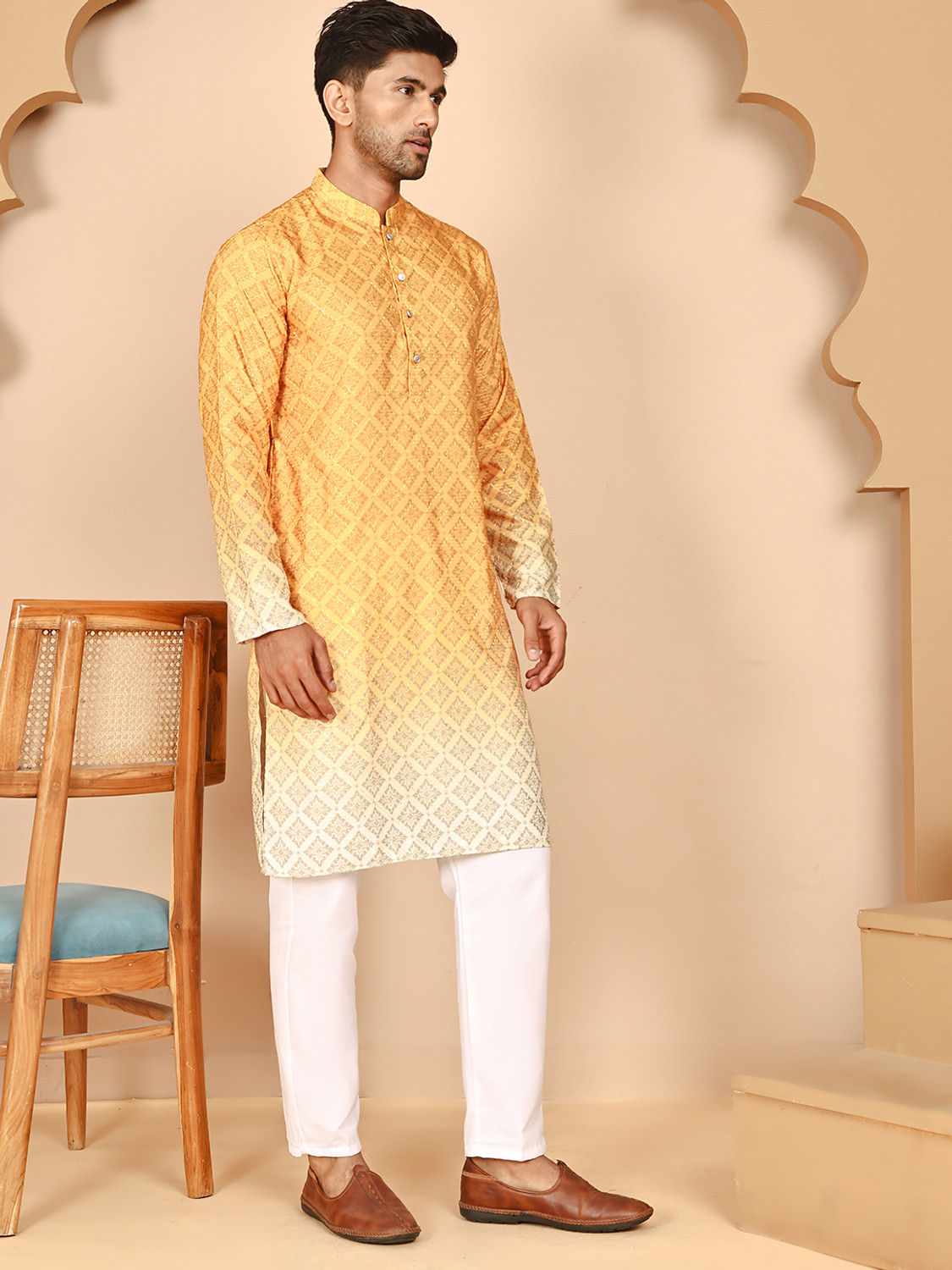 Image of Jompers Men Kurta Pyjama Set