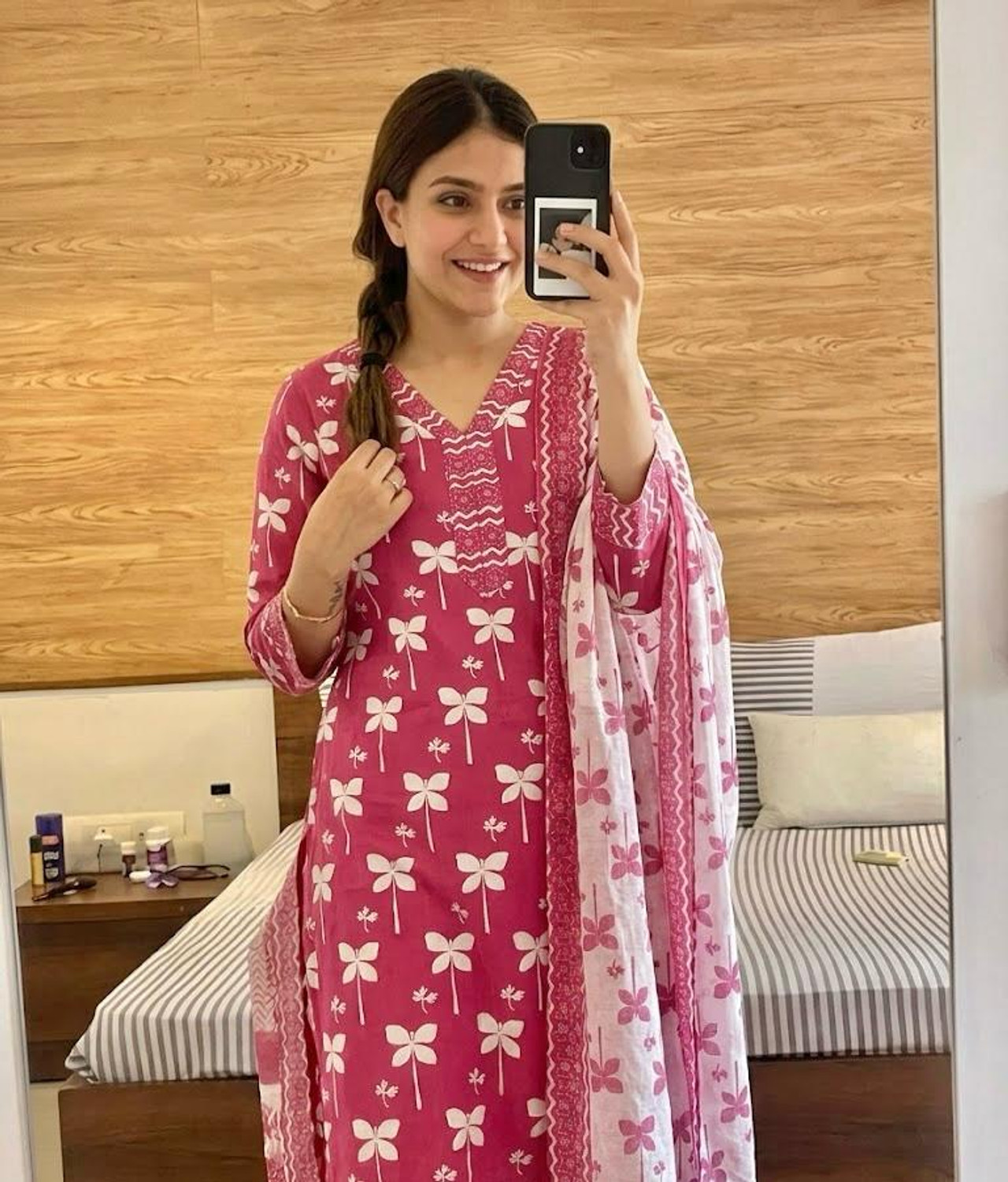 Image of RICF ROYALS INDIA FASHION COLLECTION Women Kurti Pant Dupatta Set