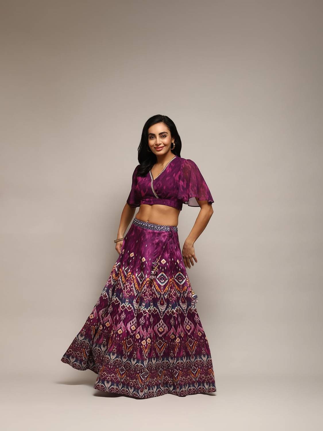 BIBA Printed Stitched Lehenga Choli