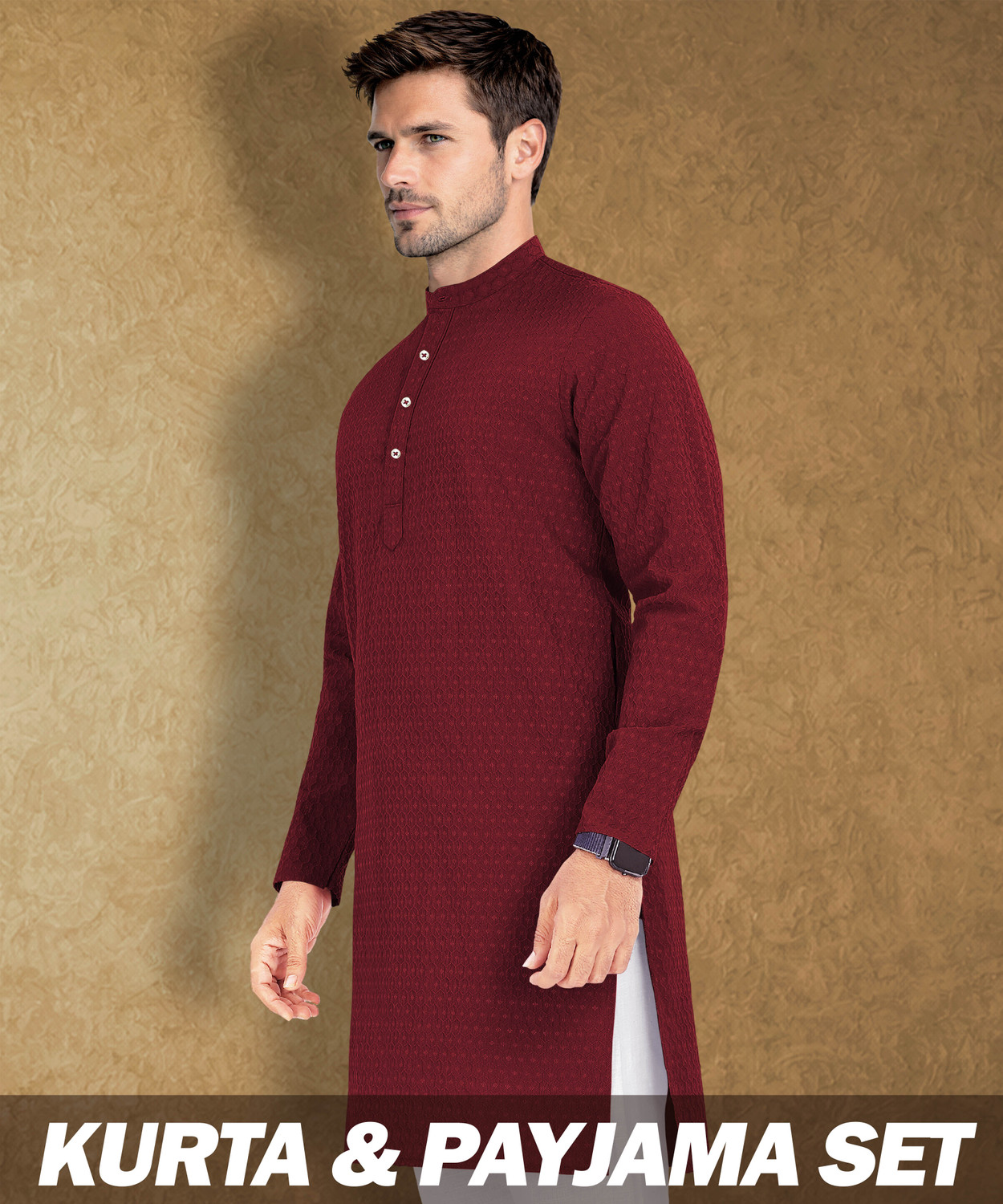Image of VeBNoR Men Kurta Pyjama Set