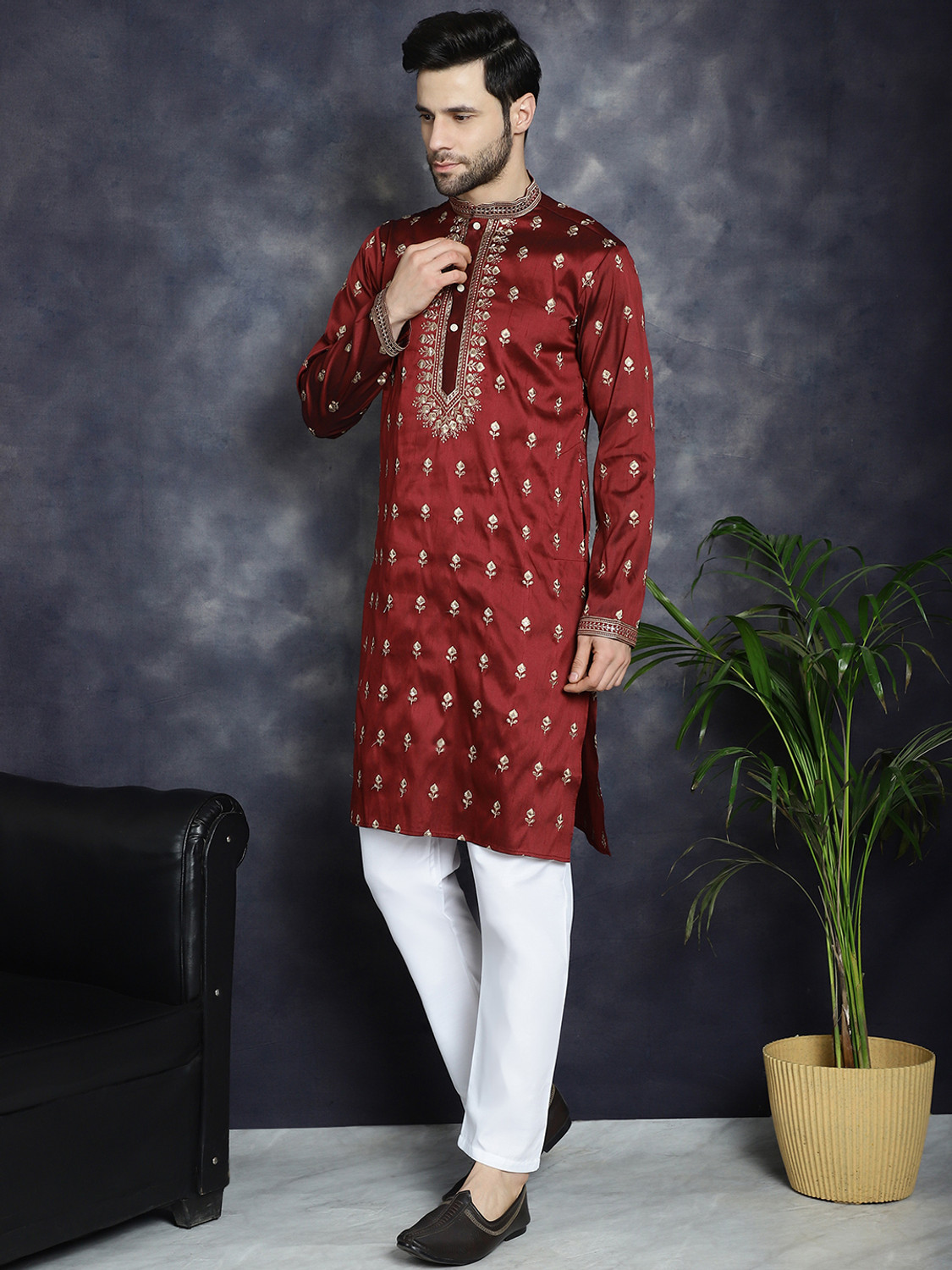 Image of Jompers Men Kurta Pyjama Set