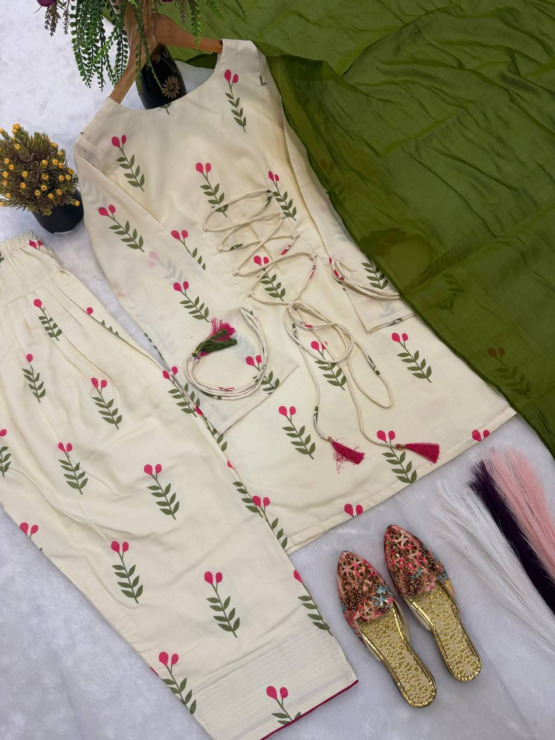 Image of DAX CREATION Women Kurta Salwar Dupatta Set