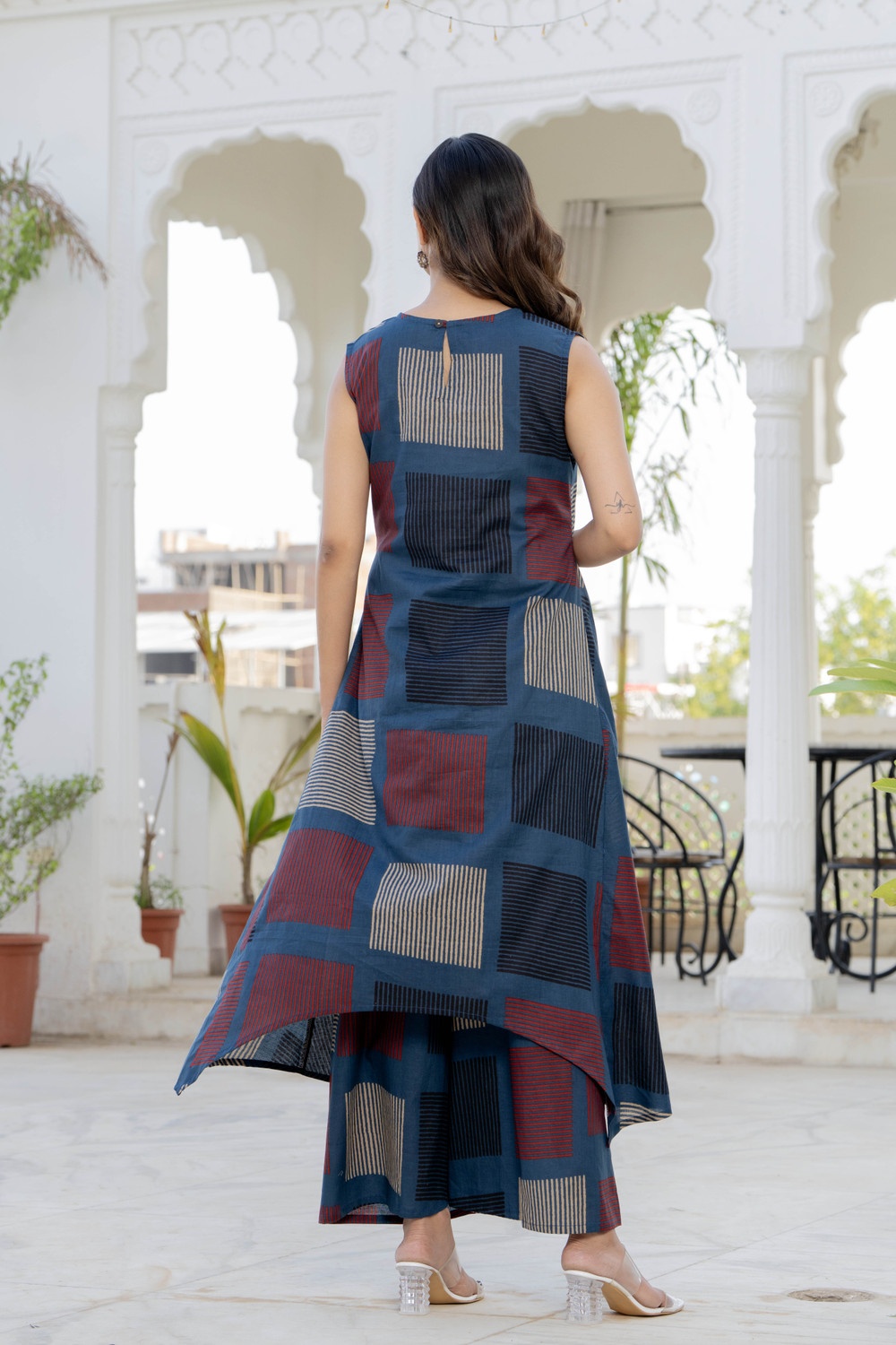 Image of Indiaura Women Kurta Palazzo Set