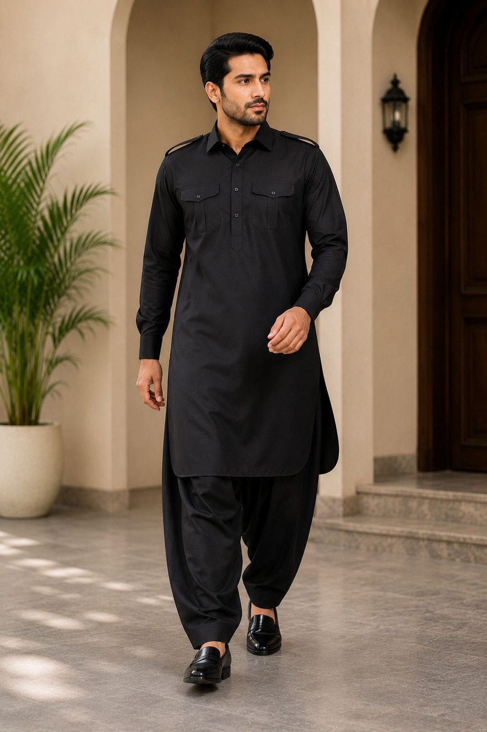 Image of TRYPRO Men Kurta Pyjama Set