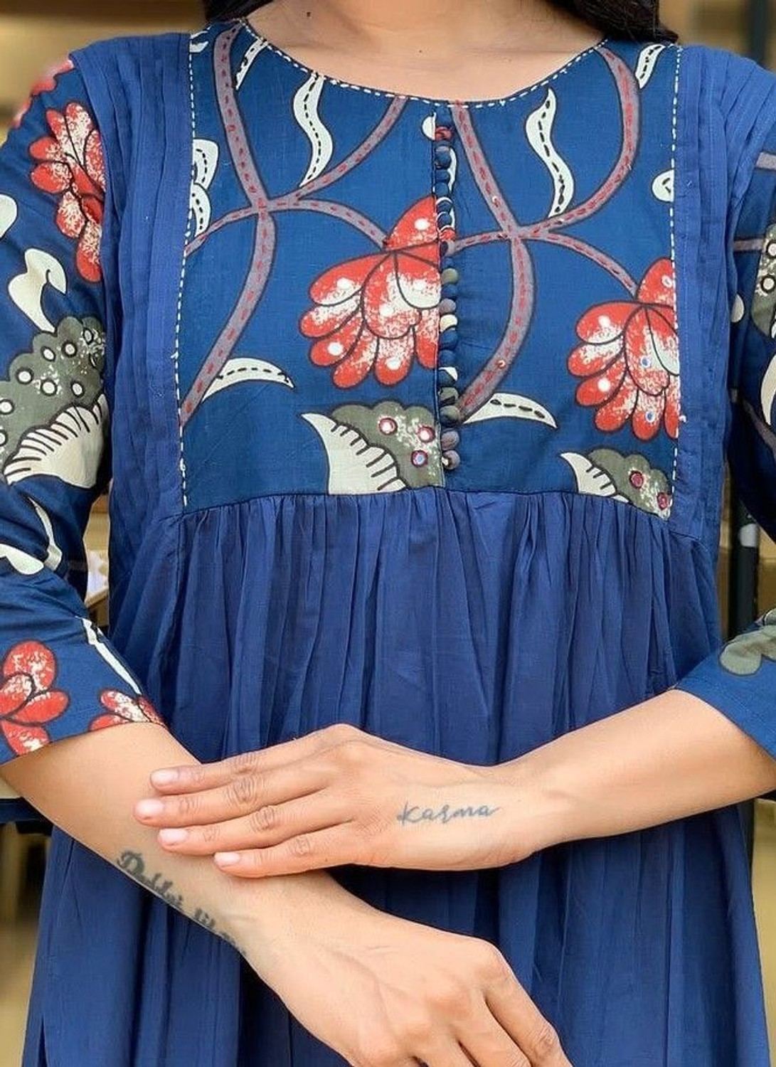 Image of NISHA FASHION Women Kurta Palazzo Dupatta Set