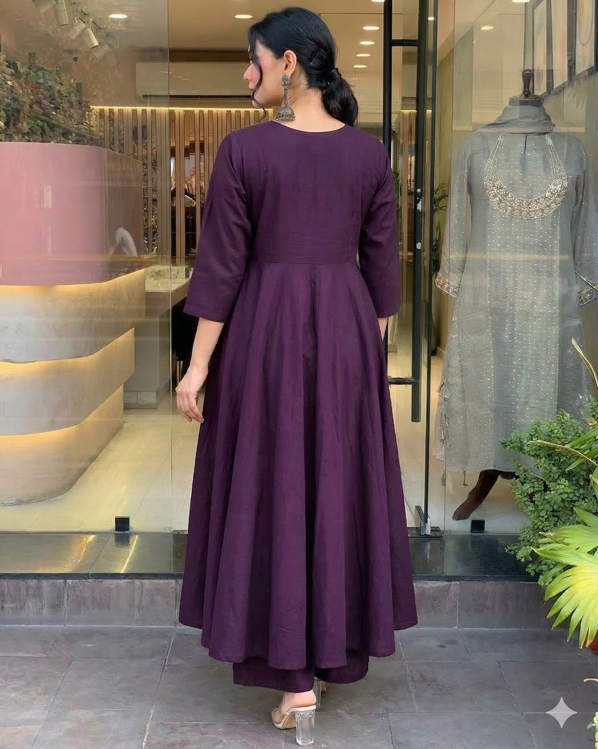 Image of BSS Fashion Women Kurti Palazzo Set