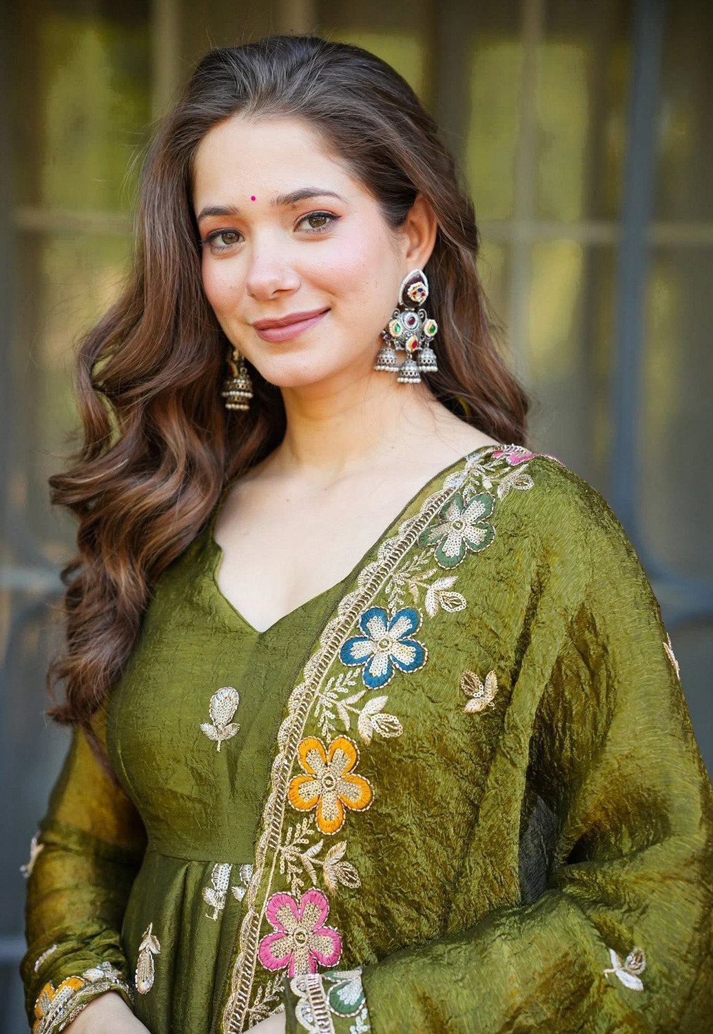 Image of Kedar Fab Women Art Silk Kurta Palazzo Dupatta Set