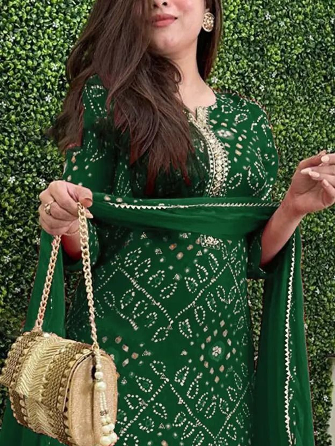 Image of RAJAPARA CREATION Women Kurta Pant Dupatta Set