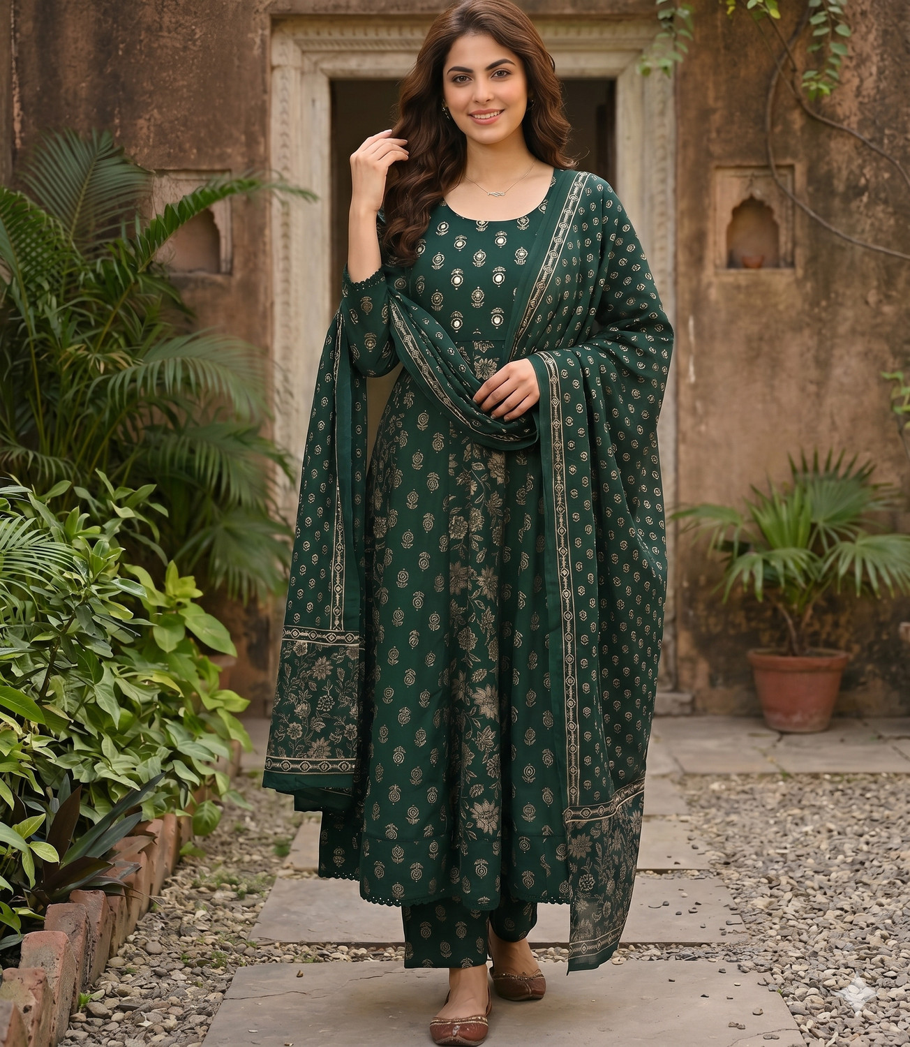 Pingaksh Women Kurti Pant Dupatta Set
