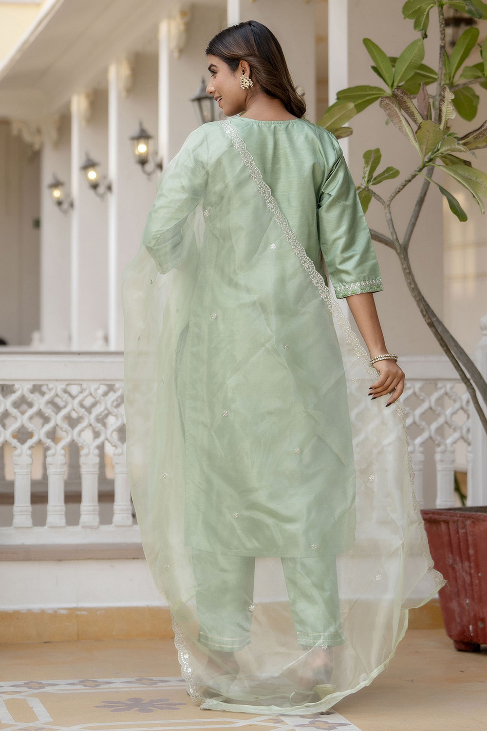 Image of VredeVogel Women Kurta Pant Dupatta Set