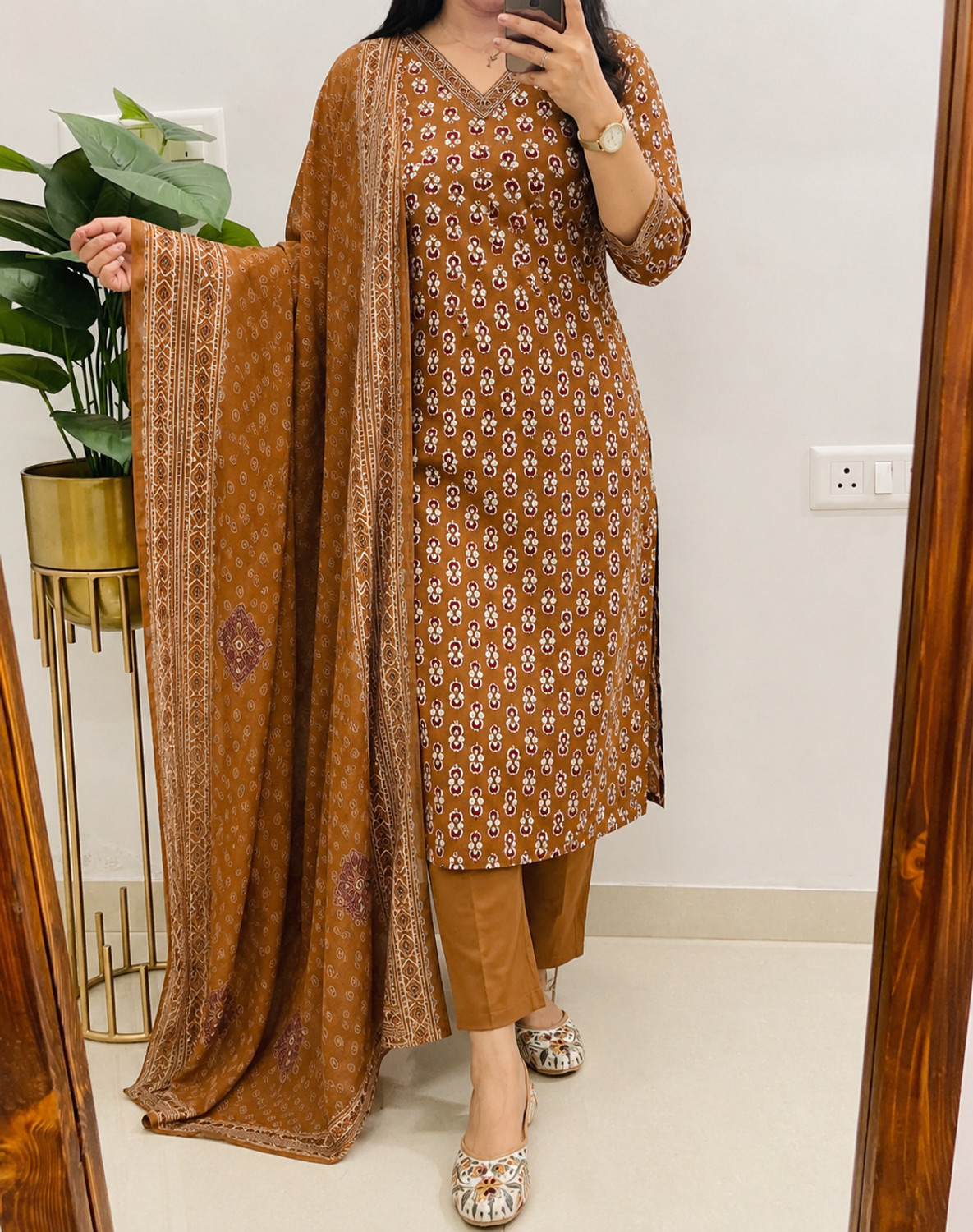 Image of Renkit Women Kurti Pant Dupatta Set