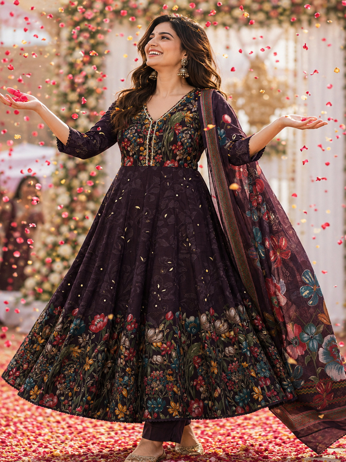 Image of berrylicious Women Kurta Pant Dupatta Set