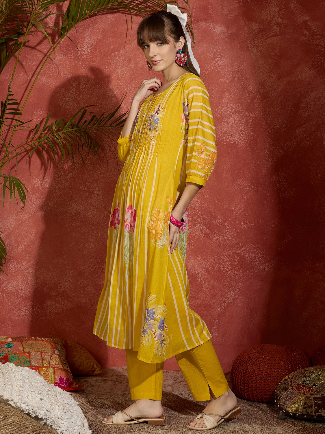 Image of Indo Era Women Kurta Pant Set