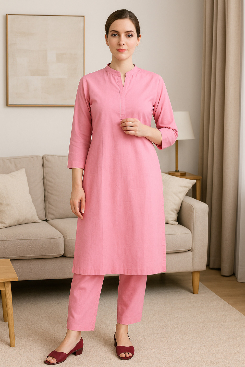 Image of JAIPUR HAND BLOCK Women Kurta Pant Set