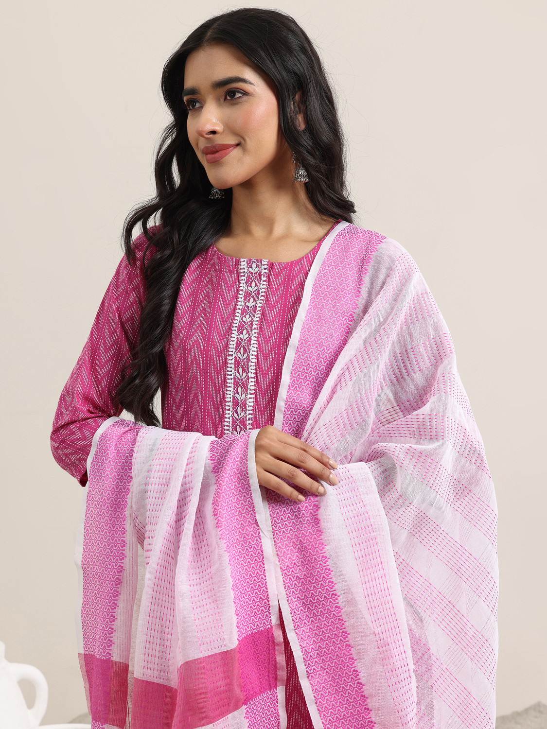 Image of LIBAS Women Kurta Salwar Dupatta Set