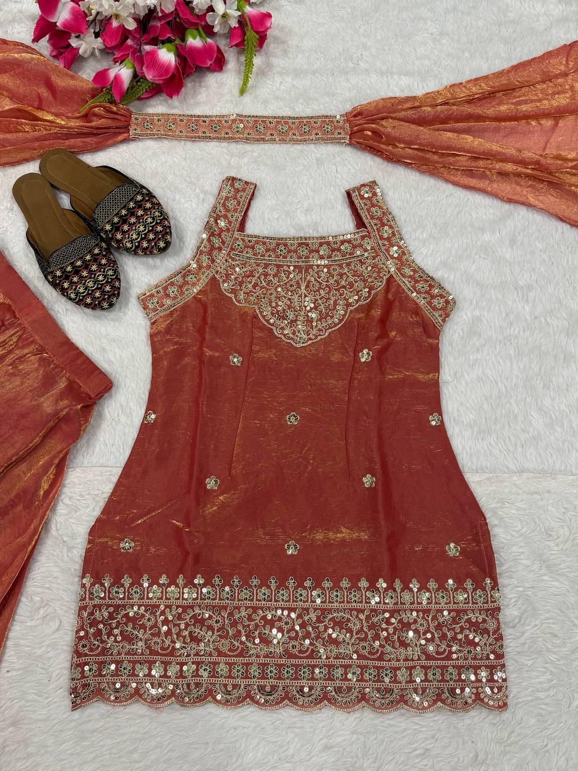 ISRL Women Kurti Salwar Dupatta Set - Image 5