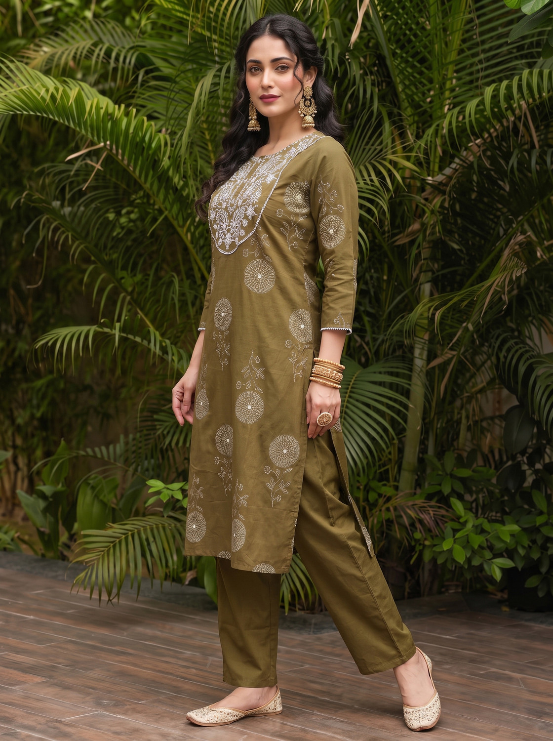 Image of KJFAB Women Kurta Pant Set
