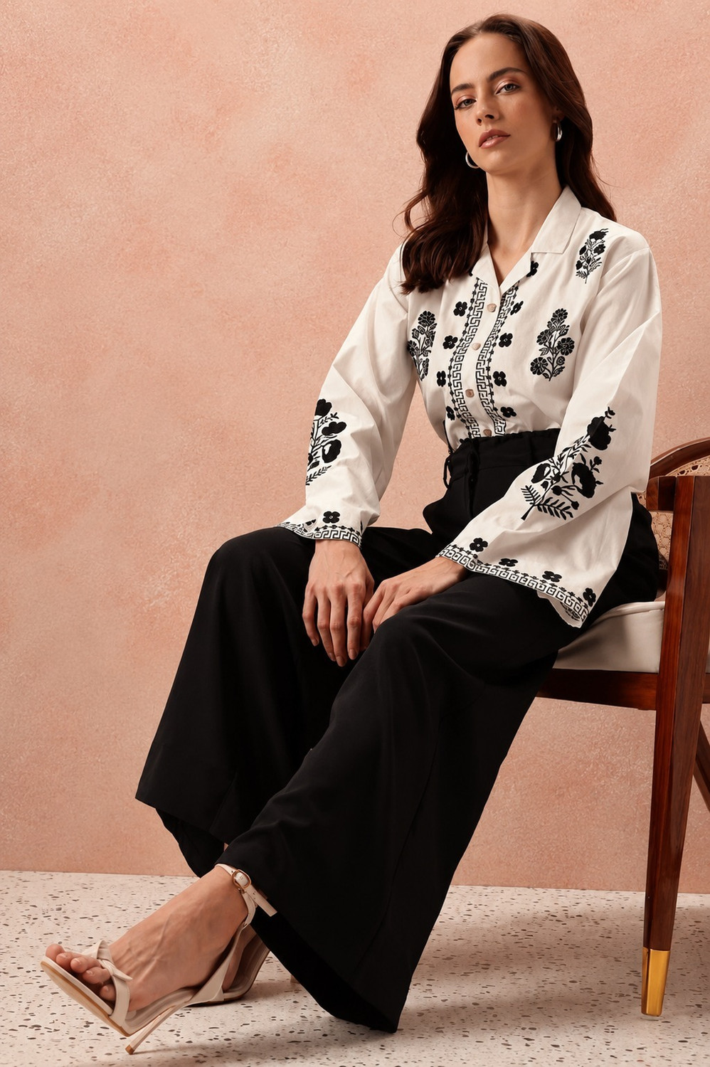 Image of HAADIVASTRA Women Shirt Pant Set