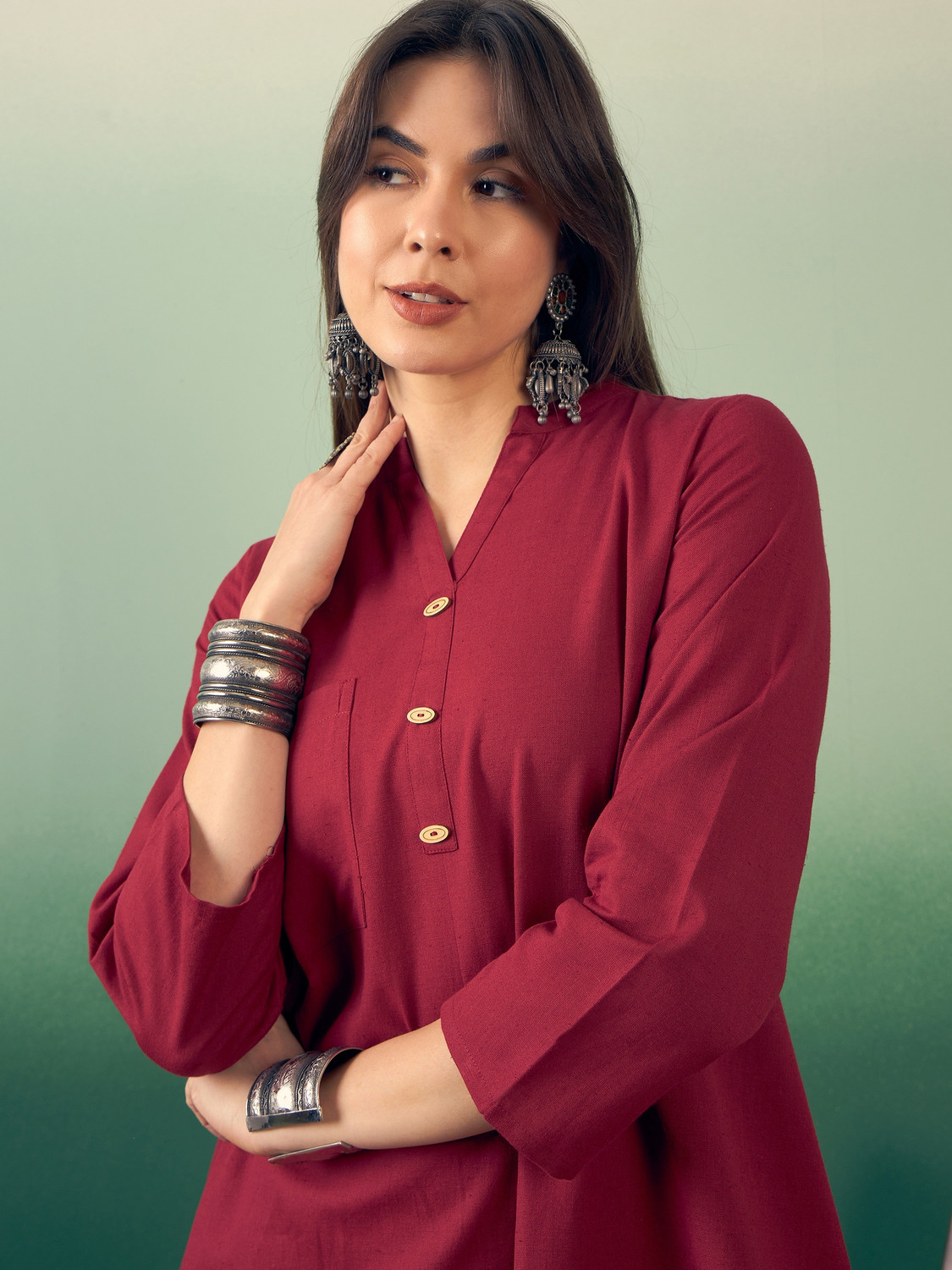 Image of InWeave Women Kurta Pant Set