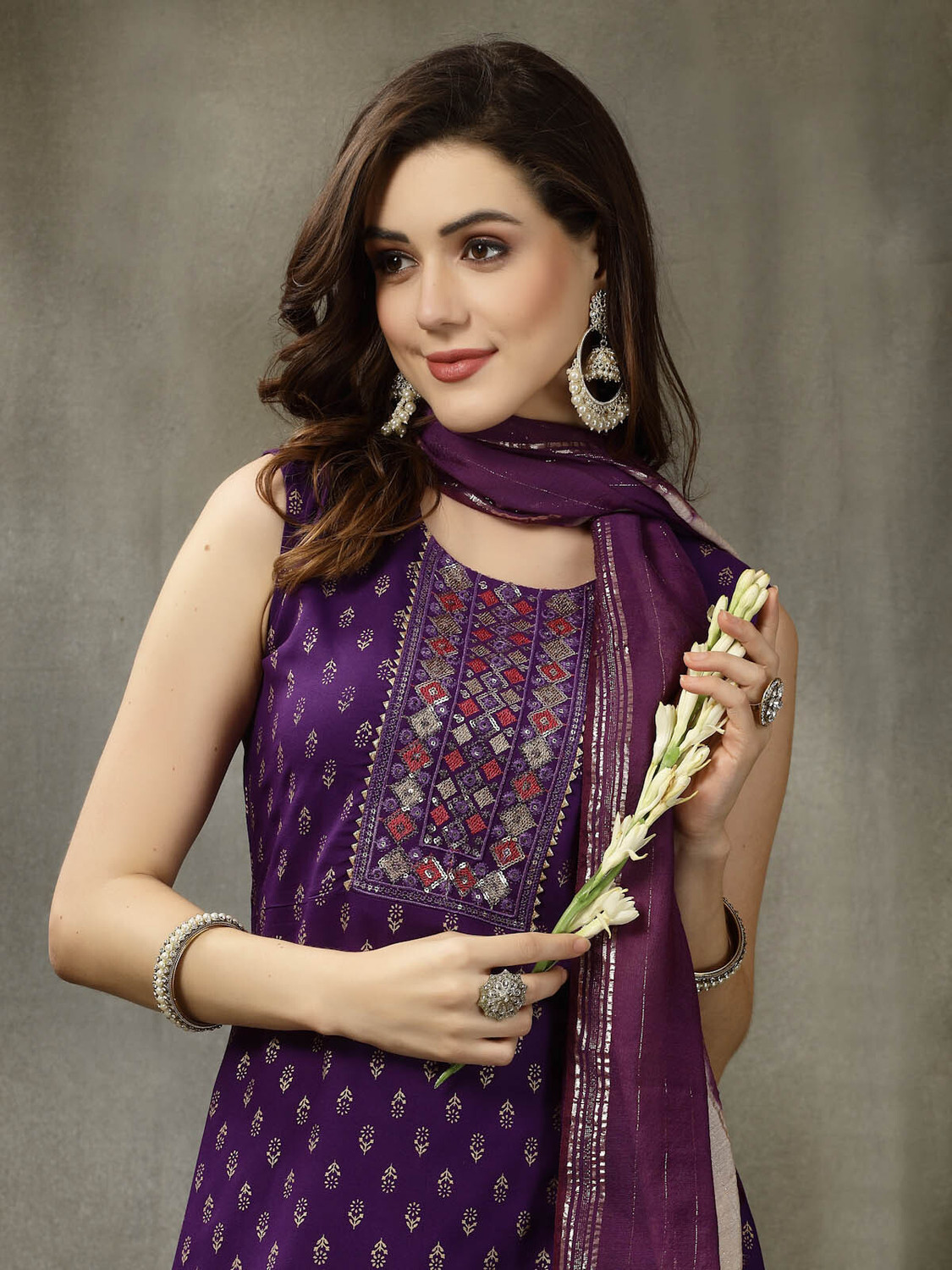 Image of Stylum Women Kurta Dupatta Set