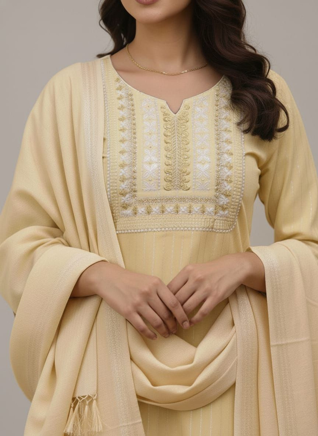 Image of Edeltraud collection Women Kurta Pant Dupatta Set