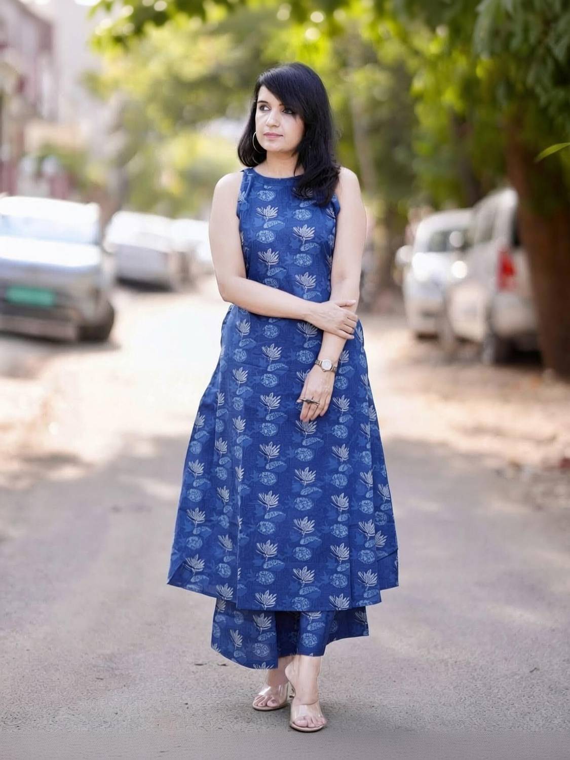 ADESHCREATIONN Women Kurta Palazzo Set