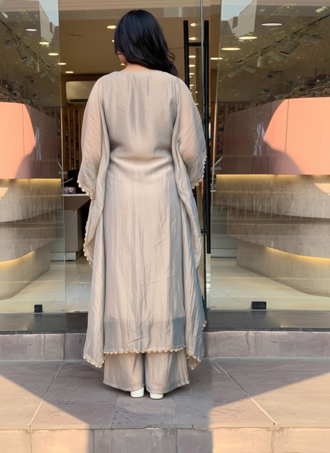 Image of Divastri Women Kurti Palazzo Set