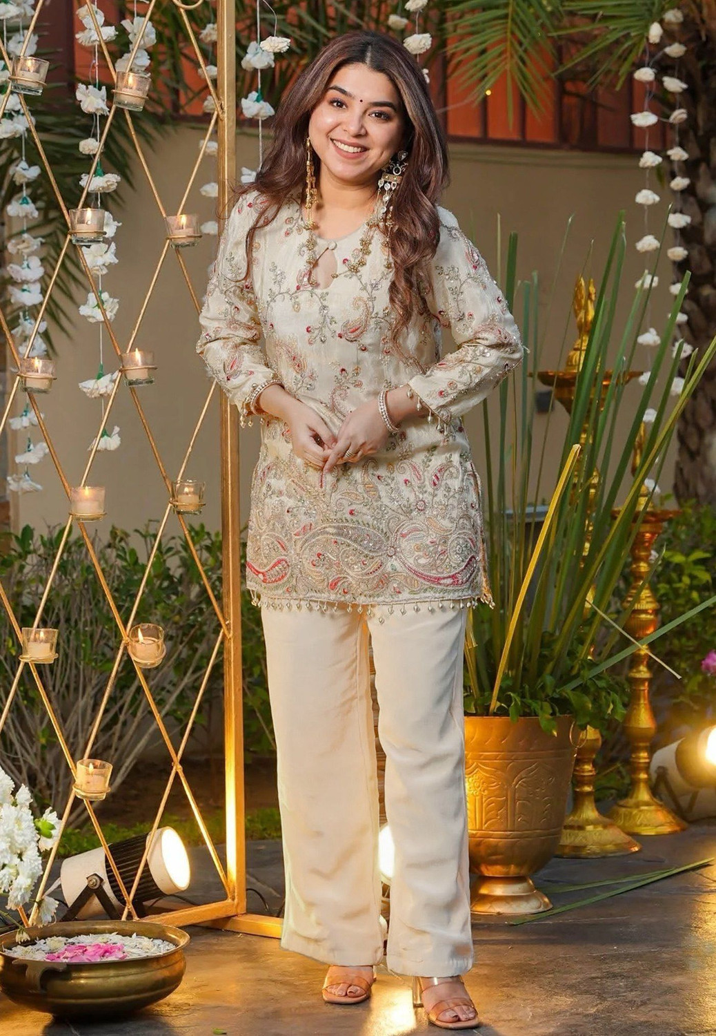 Image of Creeper Women Ethnic Top Pant Set