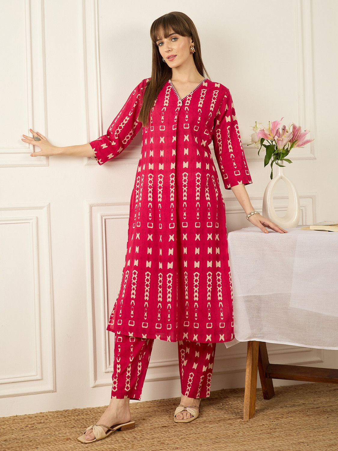 Image of Indo Era Women Kurta Pant Set