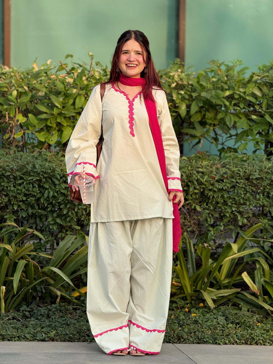 Image of Gosriki Women Kurti Salwar Dupatta Set