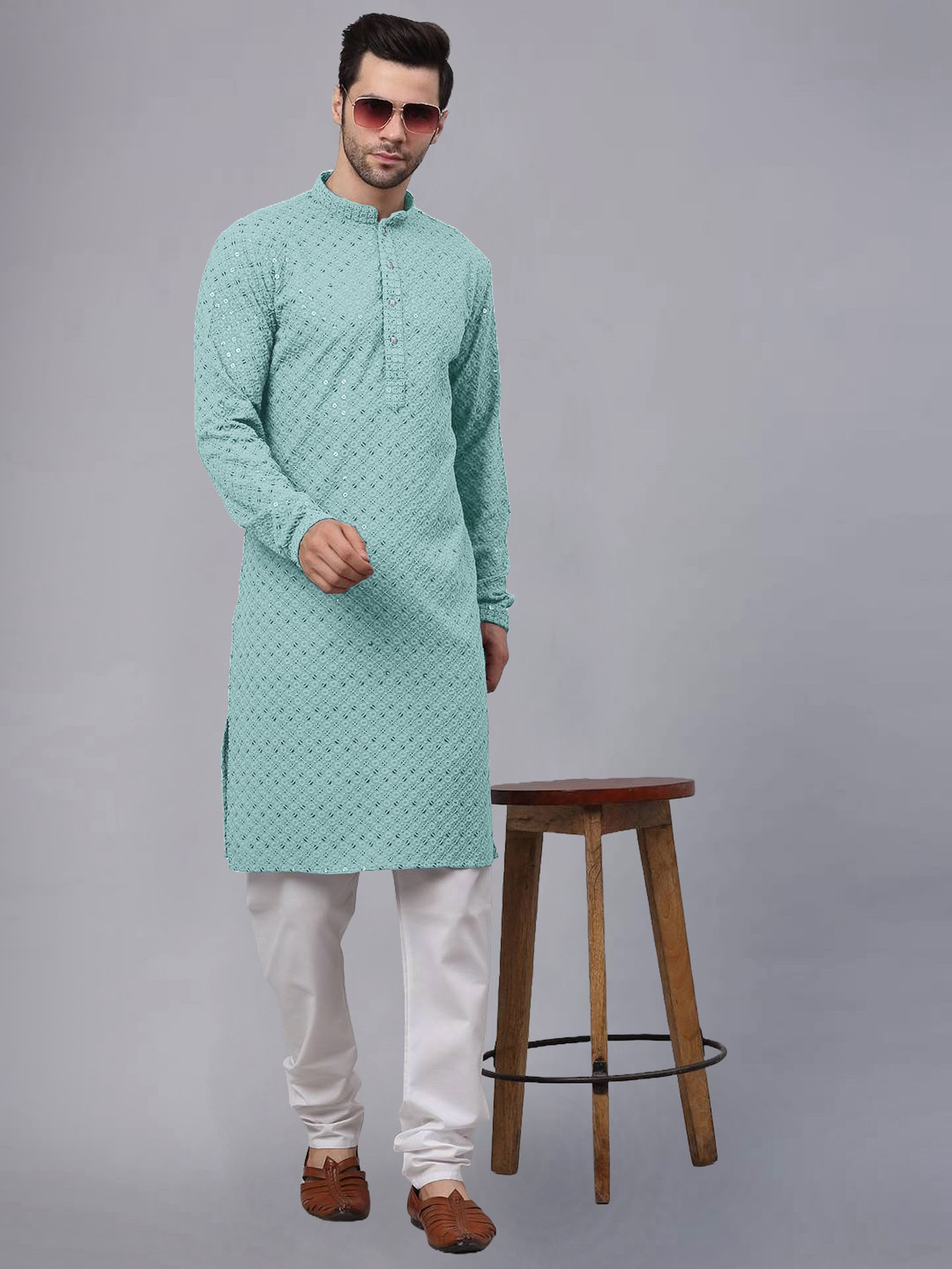 Image of Almora Men Kurta Pyjama Set