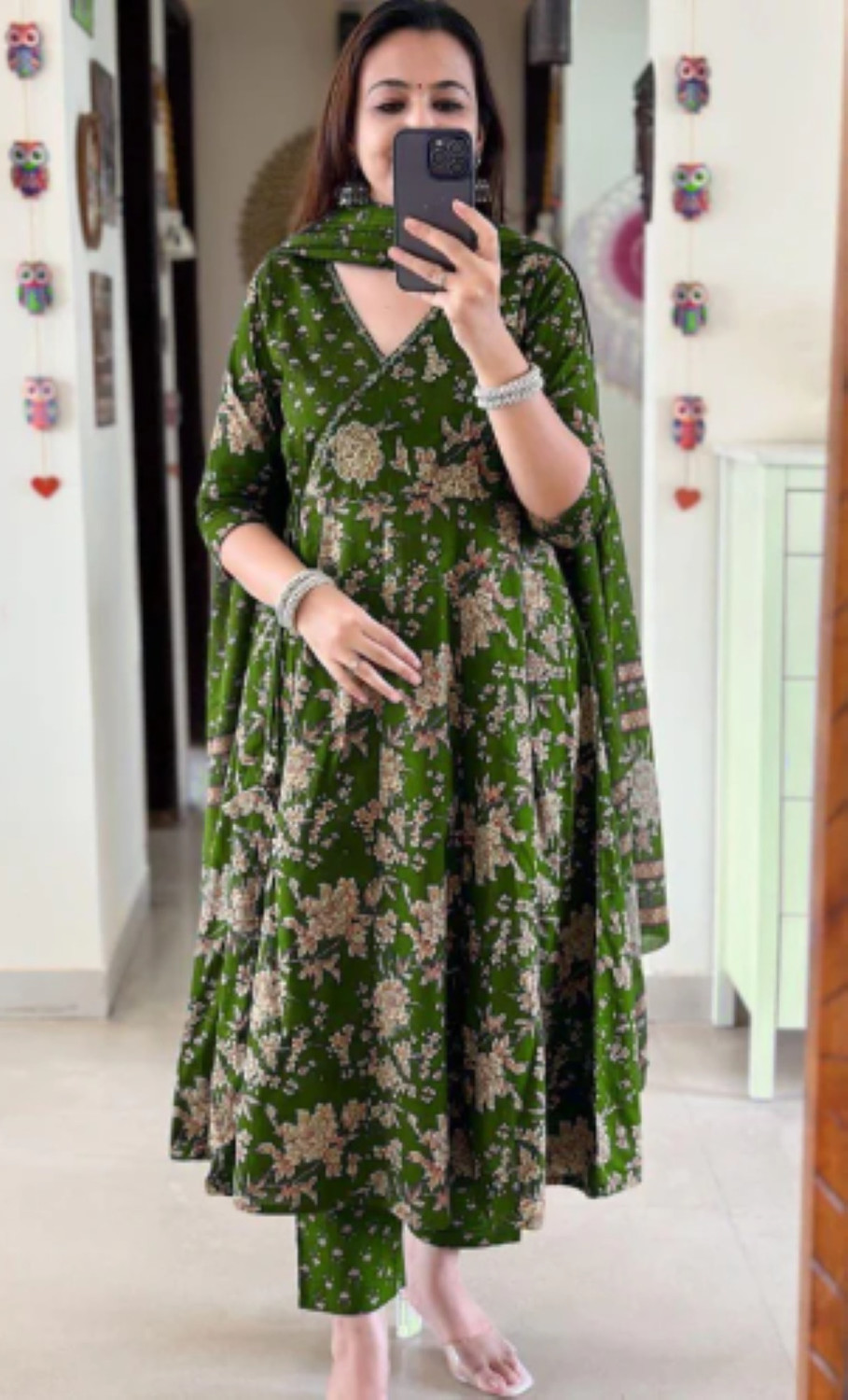 Image of DAKSHFAB Women Kurta Pant Dupatta Set