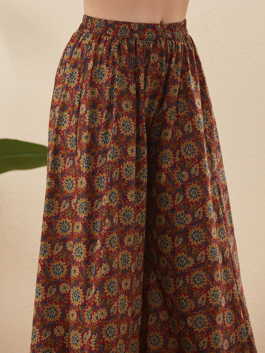 Image of MOKOSH Women Kurta Sharara Dupatta Set