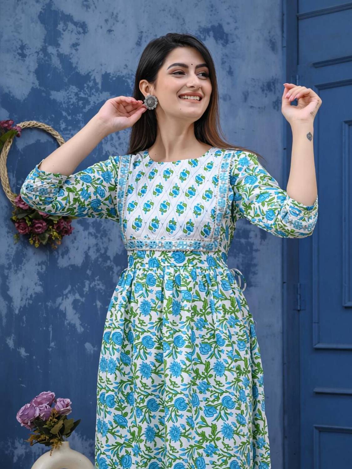 ADWETA Women Kurta Pant Set