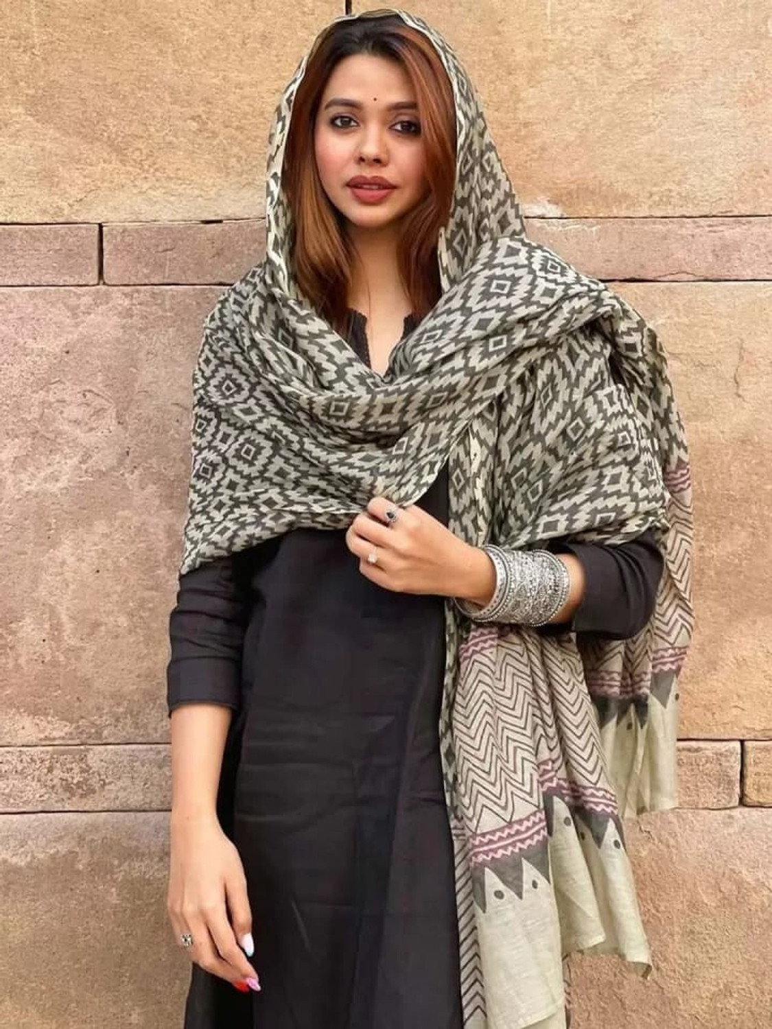 Image of ROPA DE MODA Women Viscose Rayon Kurta Pant Dupatta Set