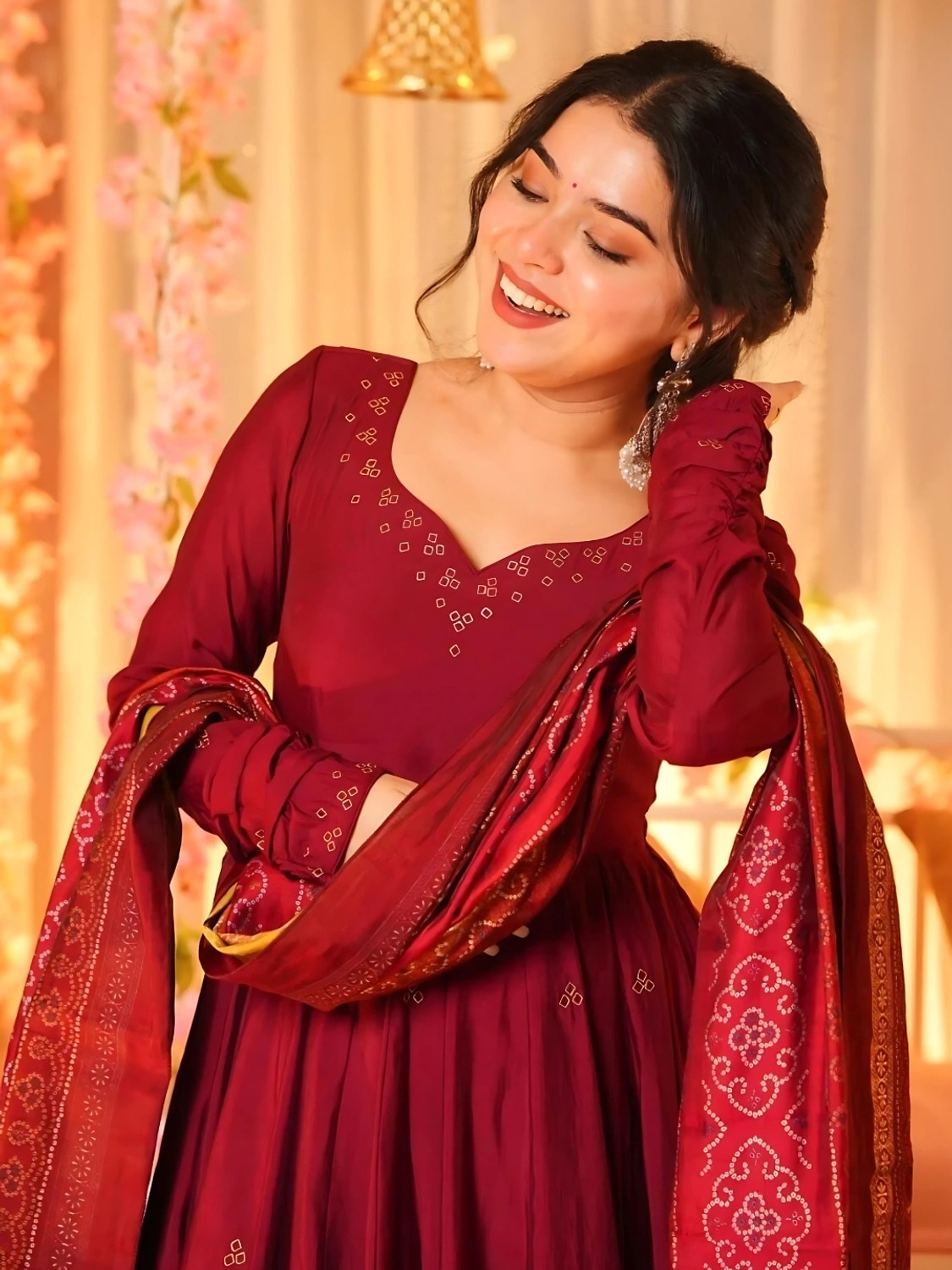 Image of PRASAANCREATION Women Kurta Pant Dupatta Set
