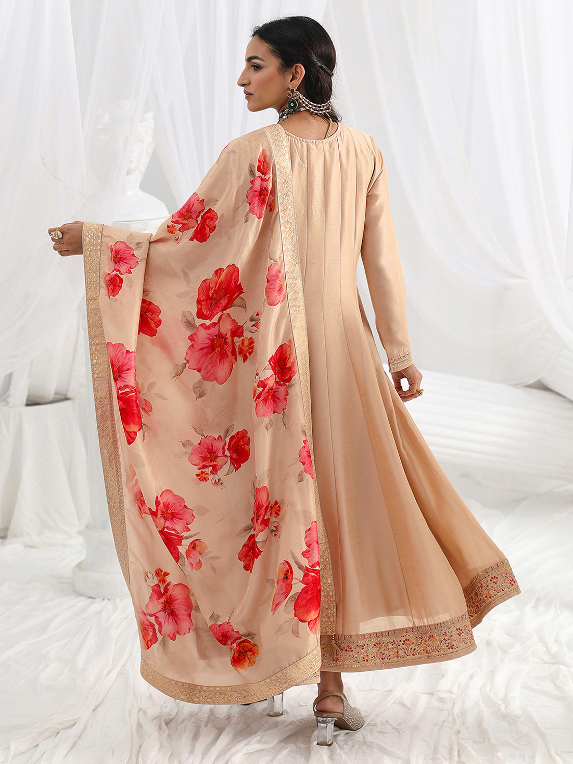 Image of LIBAS Women Kurta Pant Dupatta Set