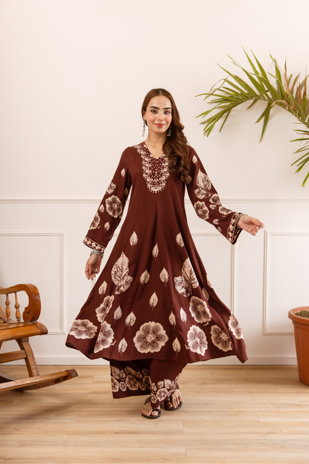 Image of berrylicious Women Kurta Palazzo Set