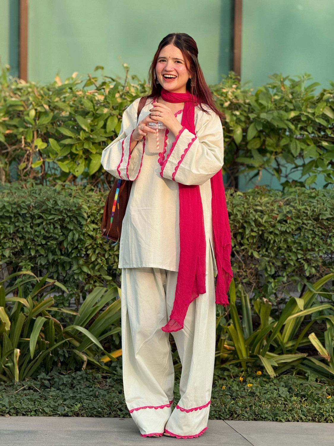 Image of Gosriki Women Kurti Salwar Dupatta Set
